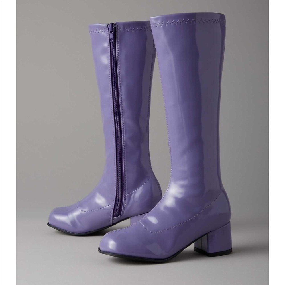 Chasing fireflies purple/lilac Go-Go Boots SZ 4/5